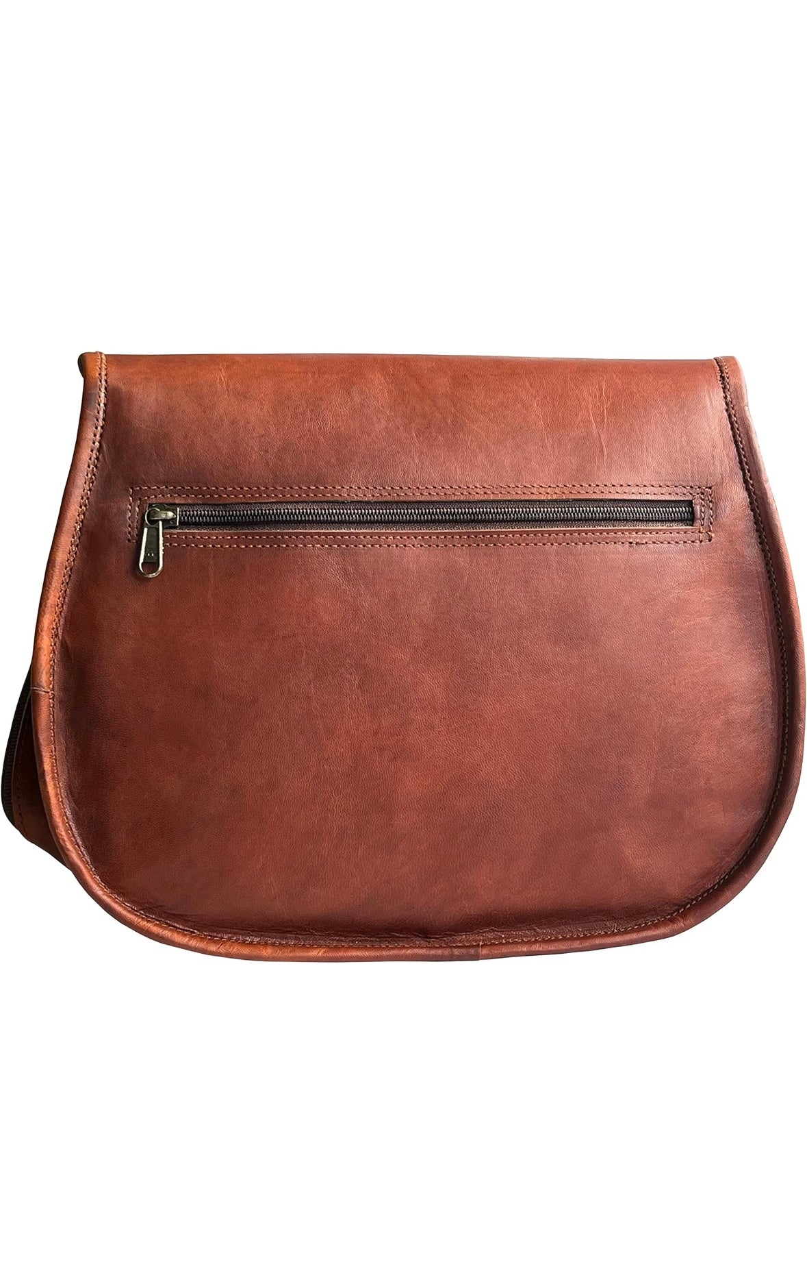 Leather Saddle Bag