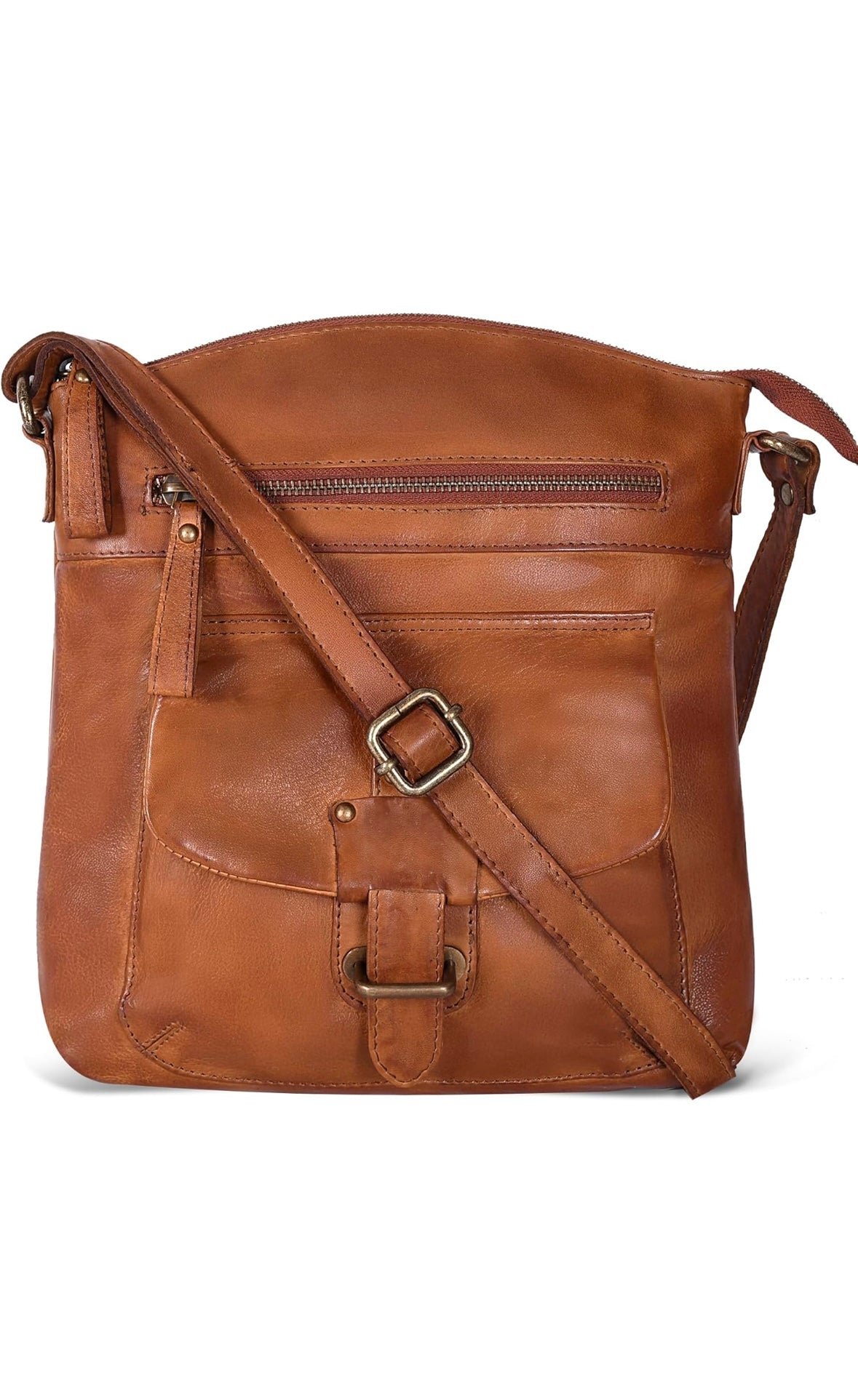 Leather Sling Crossbody Bag