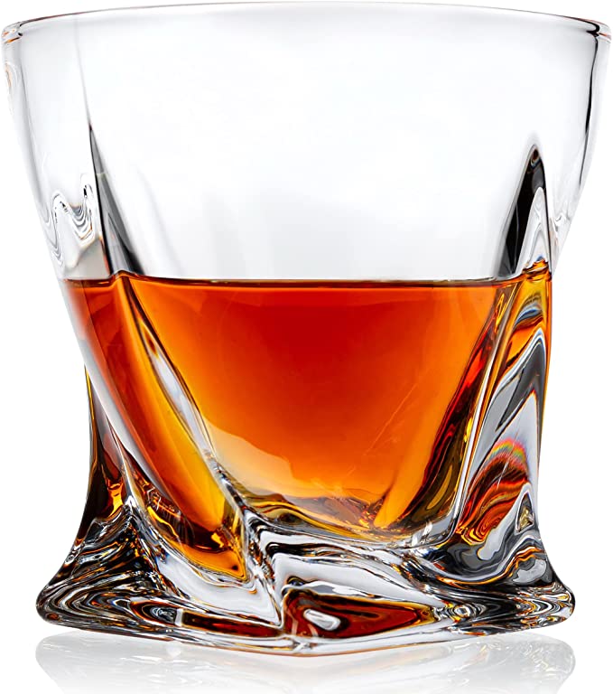 Whiskey Glass Set of 2 - Whiskey Stones Gift Set