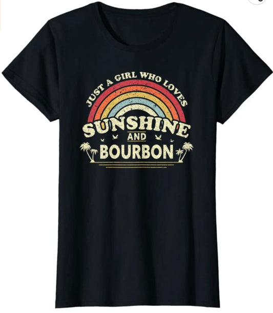 Sunshine and Bourbon Short Sleeve T-Shirt